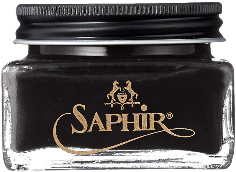 SAPHIR Medaille dâ€™Or Cordovan Cream-Natural Wax Polish for Leather Shoes & Boots - Black - Image 1